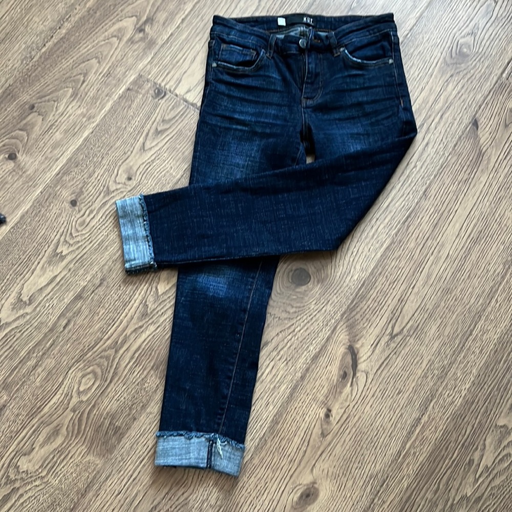 KUT From The Kluth AMY crop straight leg jeans